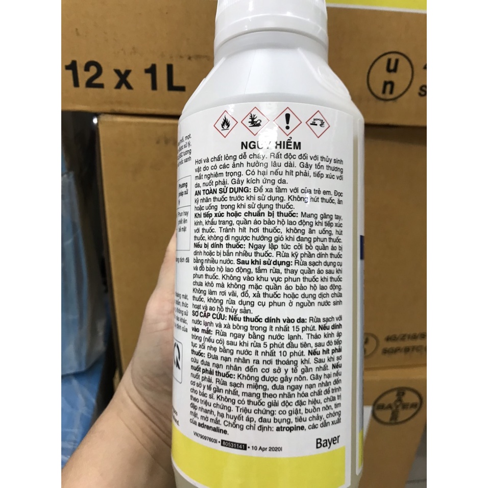 Thuốc diệt mối mọt gỗ CISLIN 2.5 EC chuyên dùng để xử lí gỗ, sản phẩm BAYER, xuất xứ Thái Lan chai 1 lít