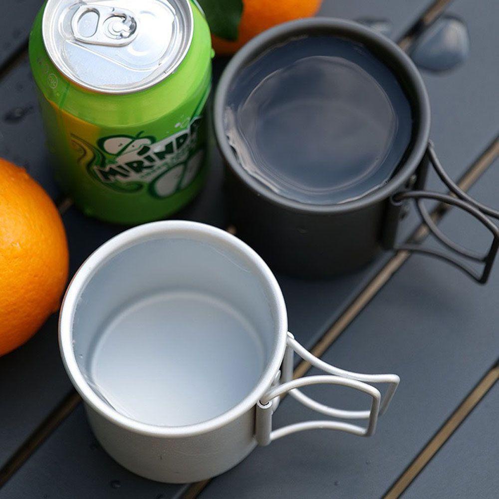 Cốc Uống Trà / Nước Bằng Hợp Kim Nhôm Siêu Nhẹ Chống Ăn Mòn Chống Ăn Mòn Tiện Dụng Mang Theo Du Lịch Cắm Trại