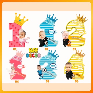 Hình chibi sinh nhật dựa số tuổi cho bé