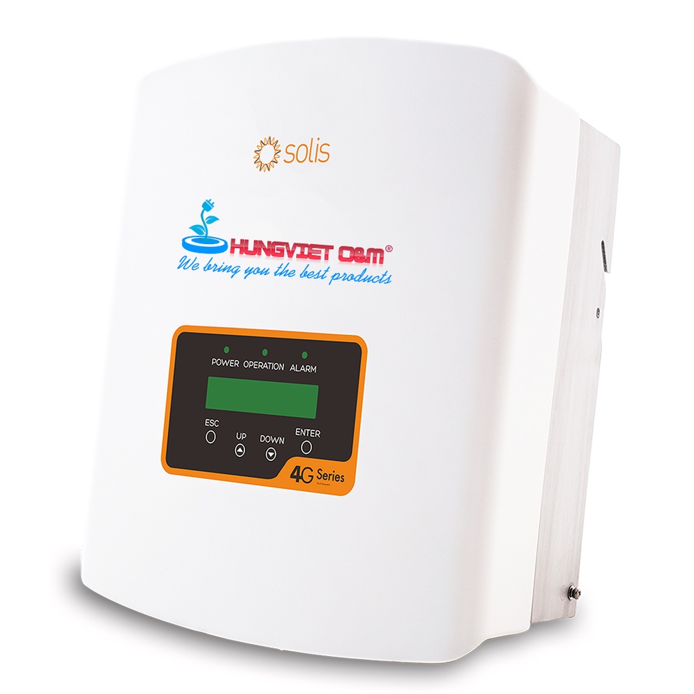 BIẾN TẦN INVERTER HÒA LƯỚI SOLIS MINI 1 PHA 3KW S5  - CÓ HỖ TRỢ CHỨC NĂNG BÁM TẢI