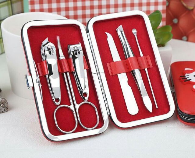 Hộp chăm sóc móng 6 món vuông nhiều hình