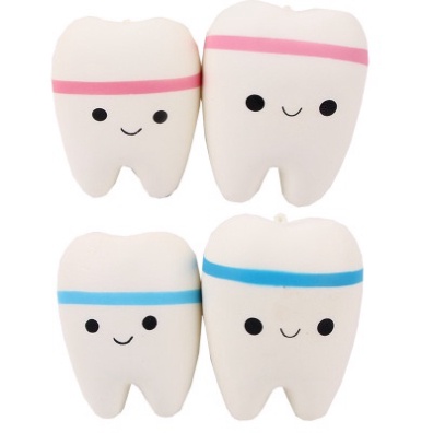 Squishy Lớn JUMBO Hình CÁI RĂNG Đồ Chơi Xốp Giảm Stress Hình mềm mịn dễ Thương đàn hồi Cho Bé