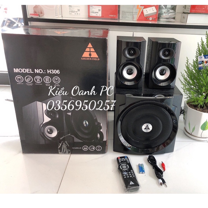 Loa MáyTính Golden Field H306 (USBSD, FM, Bluetooth)