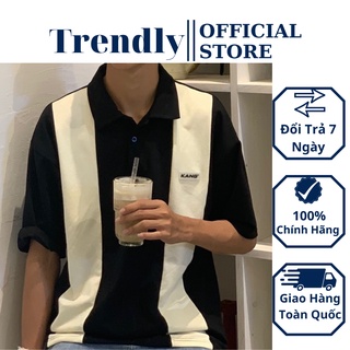 Áo Polo Đẹp Nữ Nam Sọc Đen Trắng Form Rộng Có Cổ Áo Thun Form Rộng Có Cổ Nam Nữ Sọc Đen Trắng Giá Rẻ Mặc Đẹp