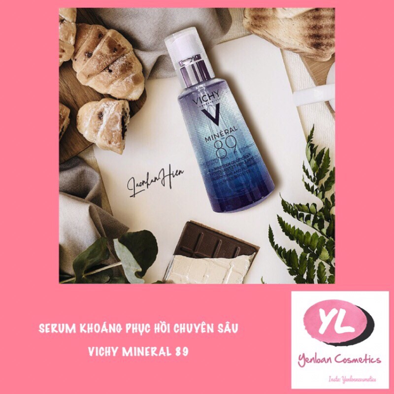 [Bill Authentic] Khoáng núi lửa cô đặc Vichy Mineral 89 Giúp Da Sáng Mịn Và Căng Mượt