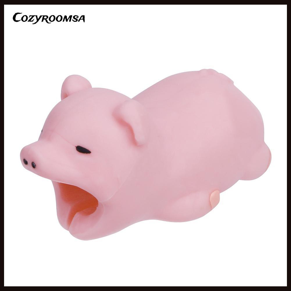 Phụ Kiện Bảo Vệ Đầu Dây Cáp Hình Động Vật Dễ Thương Tiện Dụng