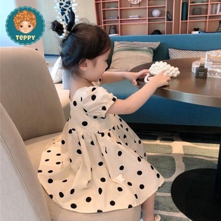 Đầm,váy chấm bi cho bé gái