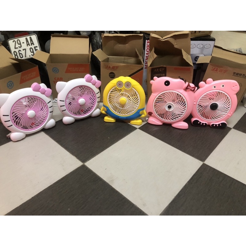 Quạt điện hình thú  mini để bàn