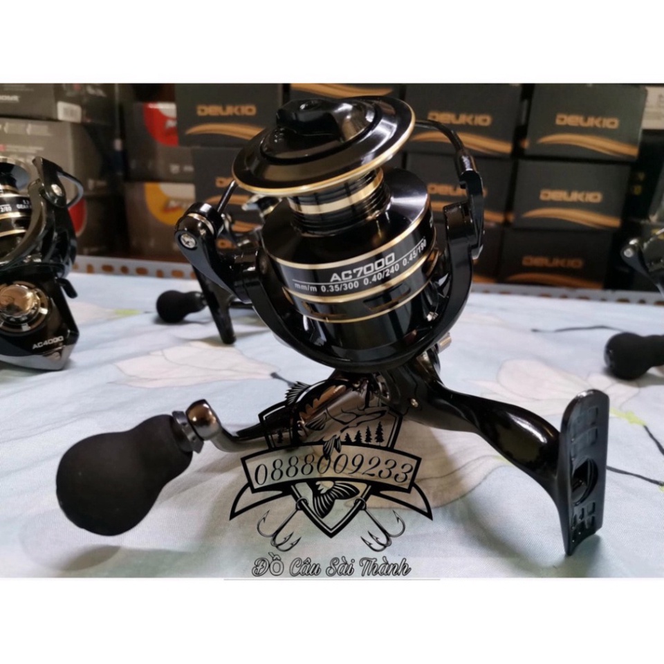 Sale lớn sale Máy Câu DEUKIO AC ⚡ Chính Hãng⚡ có size từ 3000 4000 5000 6000 7000 mẫu mới năm 2020 phù hơn câu lure , la