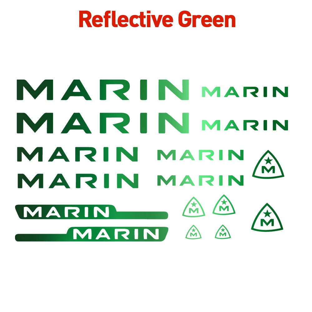 Miếng Dán Phản Quang Trang Trí Khung Xe Đạp Marin MTB