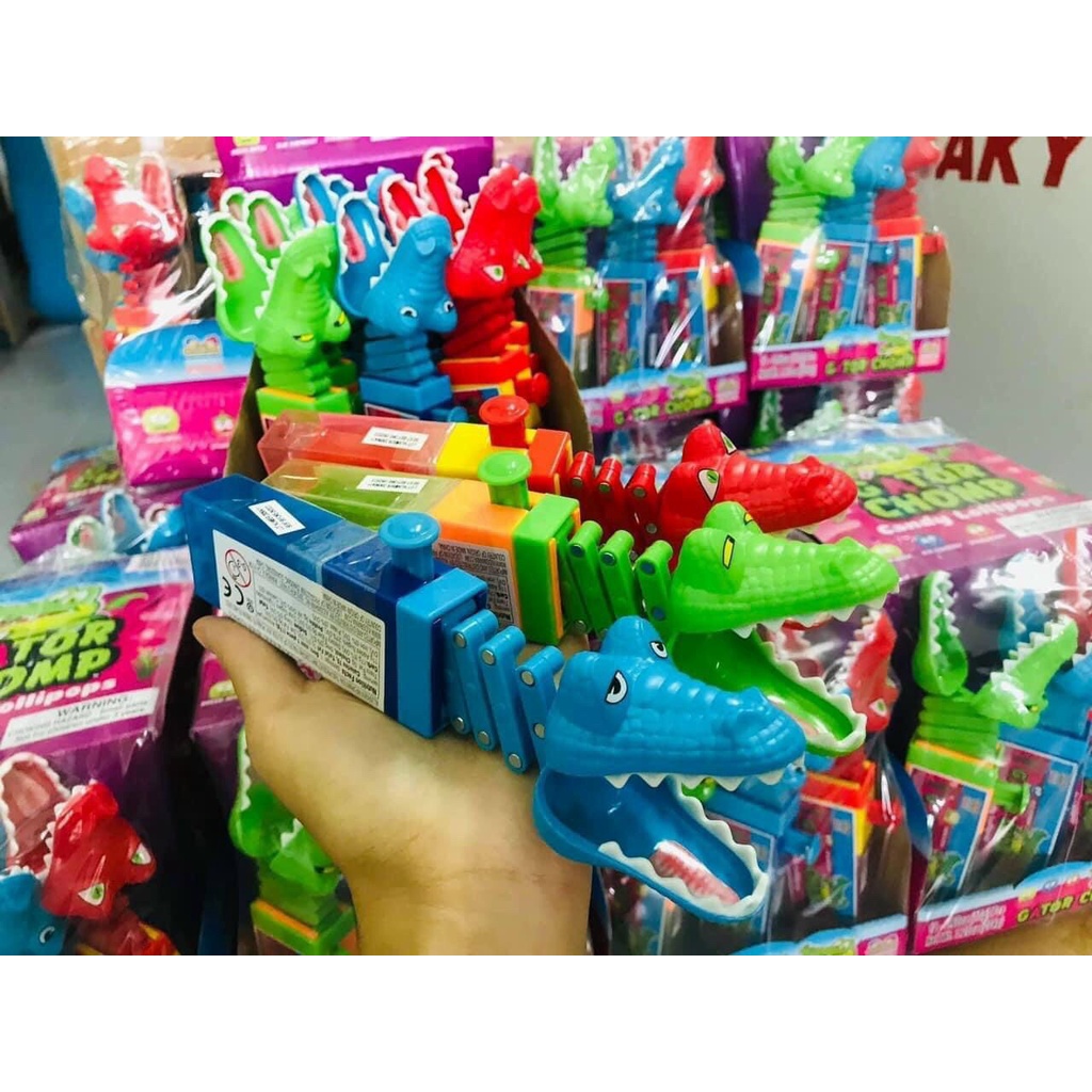 Kẹo đồ chơi cá sấu Gator Chomp Mỹ