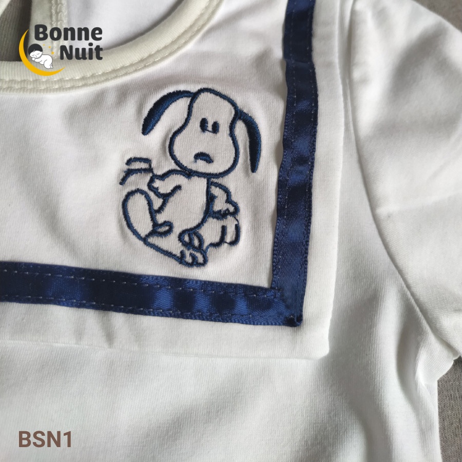 Set Bodysuit tay ngắn kèm tất caro 2 màu Hàn Quốc cho bé
