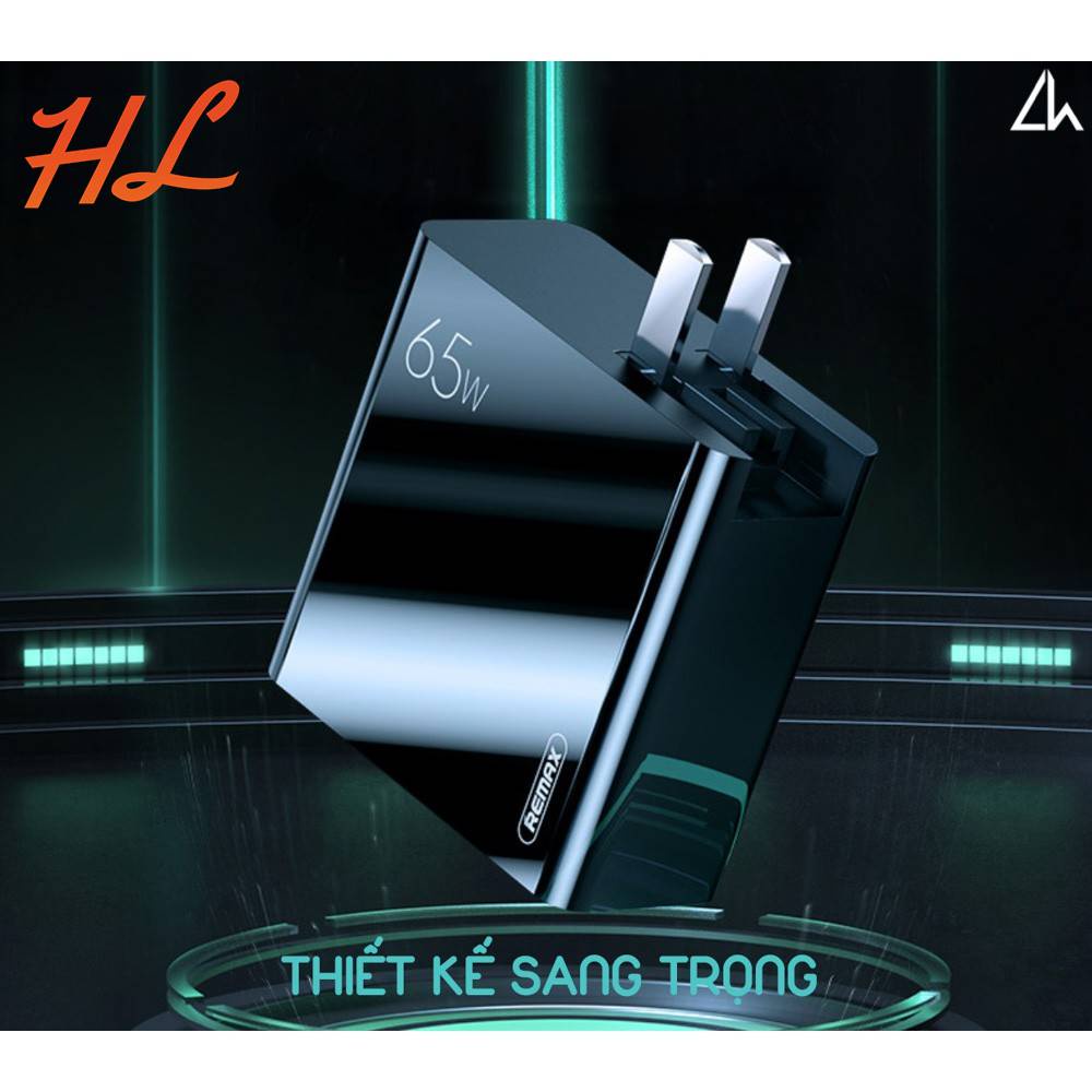 Cốc Sạc Nhanh 65W GaN Remax RP-U56 - Cổng Type C - Bảo Hành 12 tháng - Hunglongpc