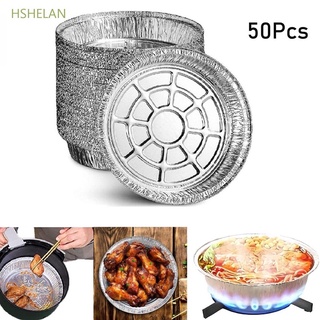 Khay nhôm lót nồi chiên không dầu làm bánh/làm món nướng chống dính hình tròn dùng một lần