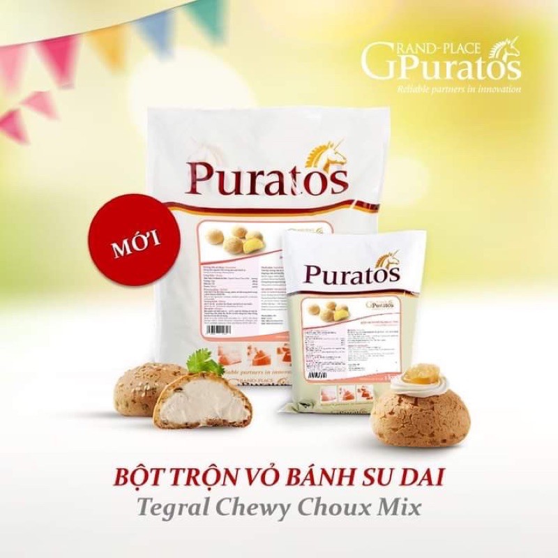 Bột trộn vỏ bánh su dai Puratos