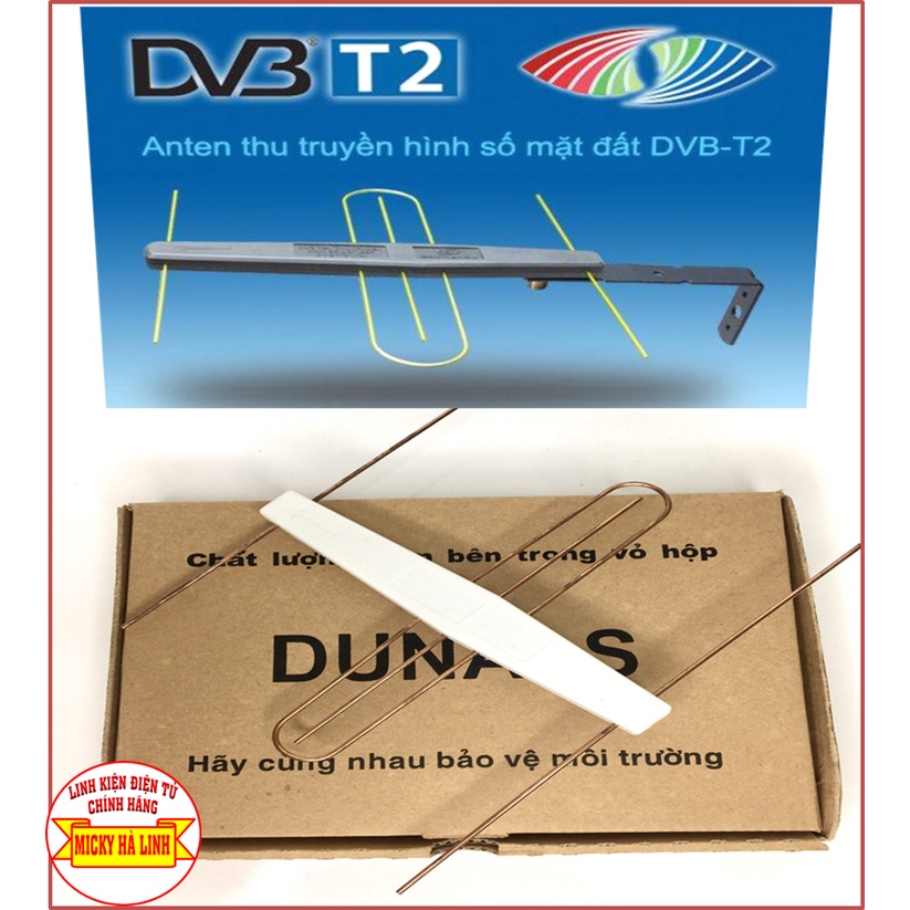 Ăng ten tivi DVB-T2 - Anten ngoài trời DVB-T2 Dunals nhỏ gọn, xinh xắn