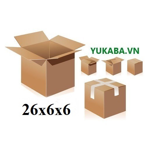 20 Thùng carton 26x6x6