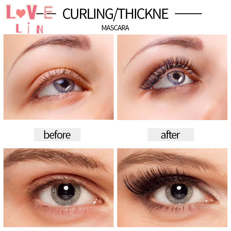 [Hàng mới về] Set mascara và bút kẻ mắt 2 trong 1 chống nước và mồ hôi trang điểm làm đẹp