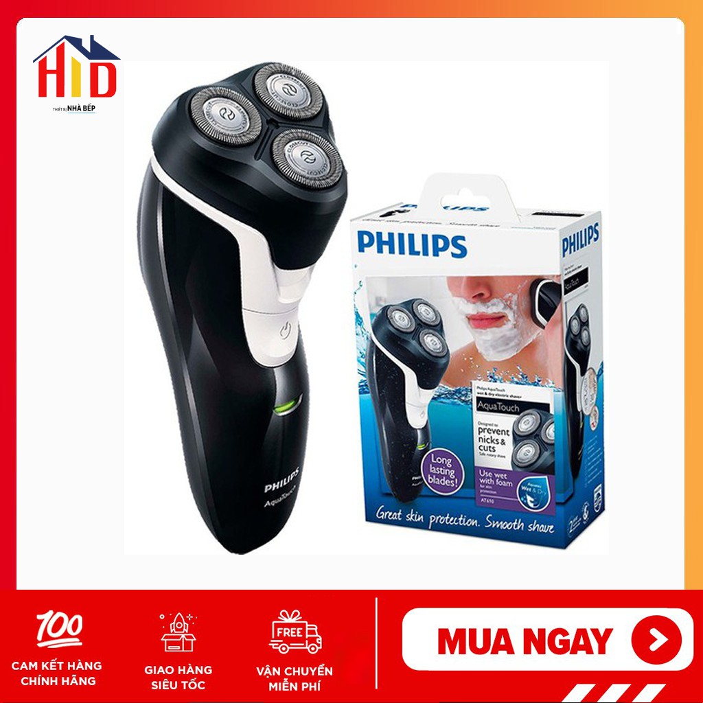 Máy cạo râu 3 đầu cao cấp Philips At610 - bảo hành 24 tháng