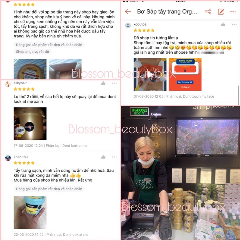 Bơ Sáp tẩy trang Organic kitchen ko cần nhũ hoá "Don't touch my face " | BigBuy360 - bigbuy360.vn