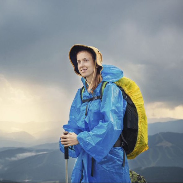 Áo Mưa Jack Wolfskin Rain Cover Backpack Chống nước cho balo