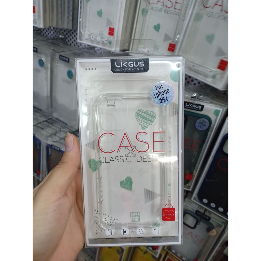 Ốp lưng Likgus Trong suốt Iphone 12 5.4/ 12 6.1/ 12 6.7   Kèm ảnh thật