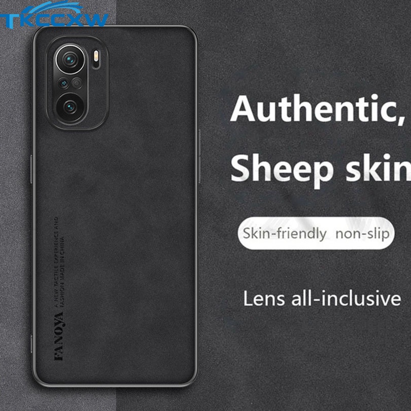 Ốp Điện Thoại Da PU Phối Vải Viền Dẻo Thời Trang Cho Xiaomi Redmi 10 Prime Redmi Note 11S 11T Poco M3 M4 Pro F3 X3 F4 GT F2 Pro
