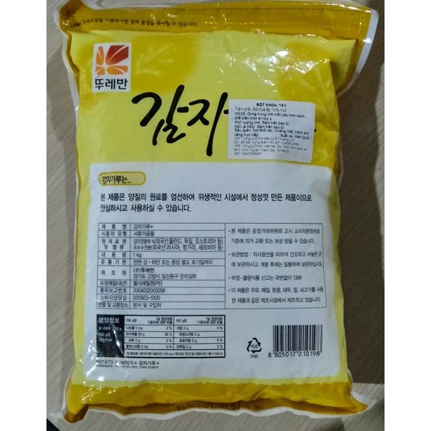 BỘT KHOAI TÂY HỖN HỢP HÀN QUỐC 1KG - 감자가루