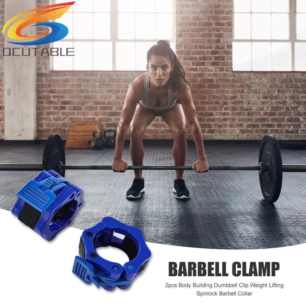 Set 2 khoá thanh đòn dạng kẹp dùng cố định tạ tay khi tập thể hình