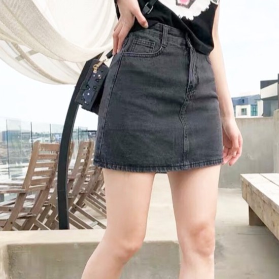 [Size 32-36] Quần Váy Bigsize Đen/ Xám Trơn Dài 46cm - Lưng Cao, Siêu Co Giãn | BigBuy360 - bigbuy360.vn