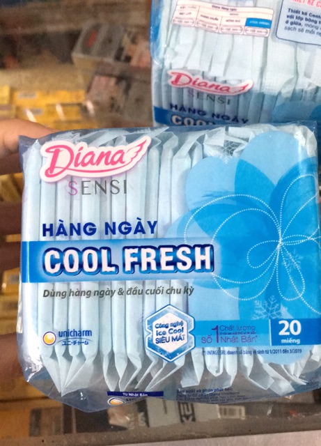 Băng Vệ Sinh Sensi Cool Fresh Hằng Ngày 20 miếng