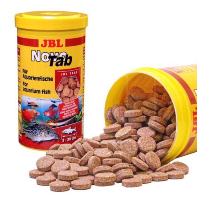 Thức ăn dán JBL Novo Tab Cám dán JBL cho cá hồ thủy sinh hồ cá cảnh