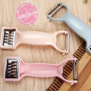 Dụng Cụ Bào Vỏ Và Thái Sợi Rau Củ Quả 2 Trong 1 Tiện Lợi [Thanh Mai Shop]