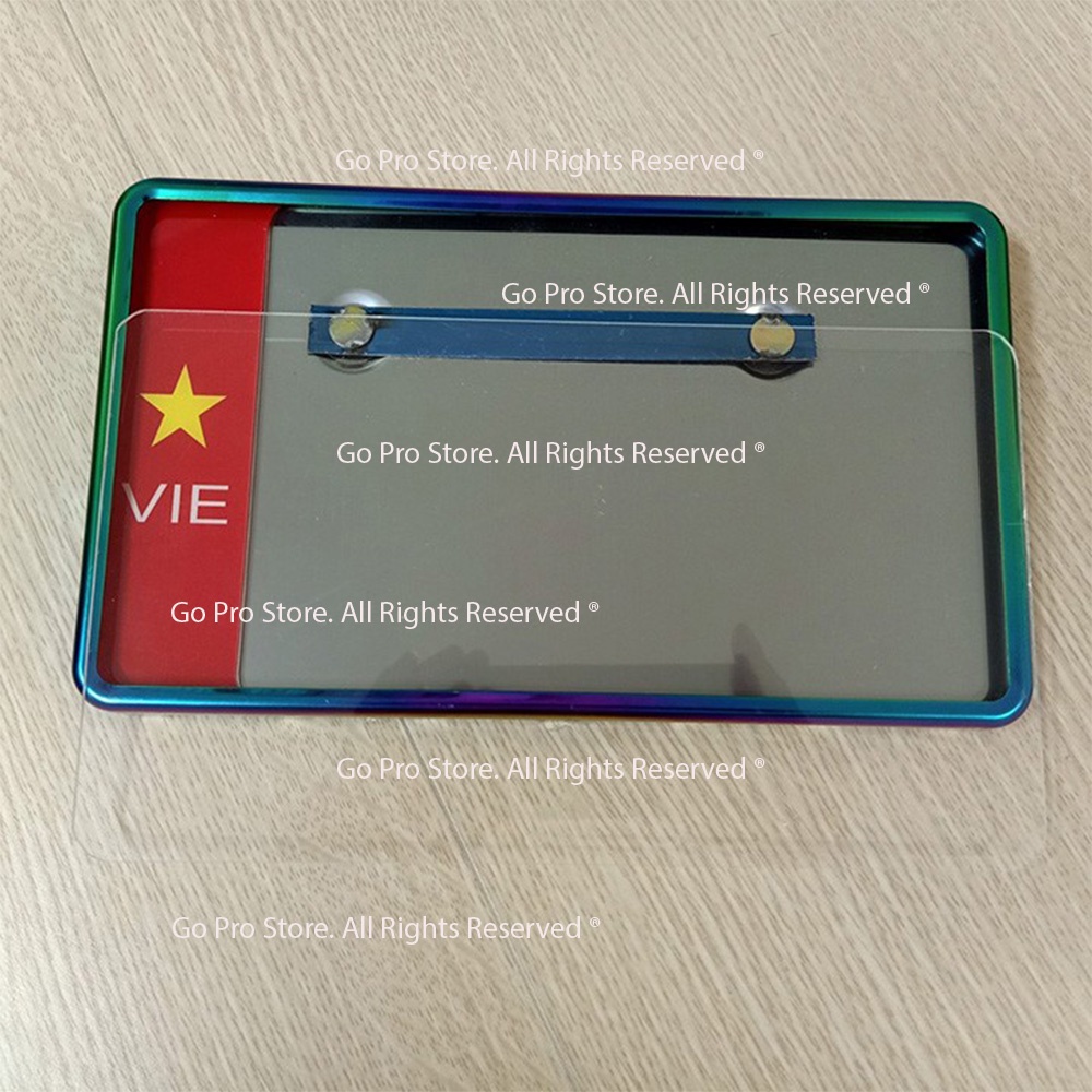 Bộ Khung Biển Số TITAN 7 MÀU G1085 Gắng Xe Máy