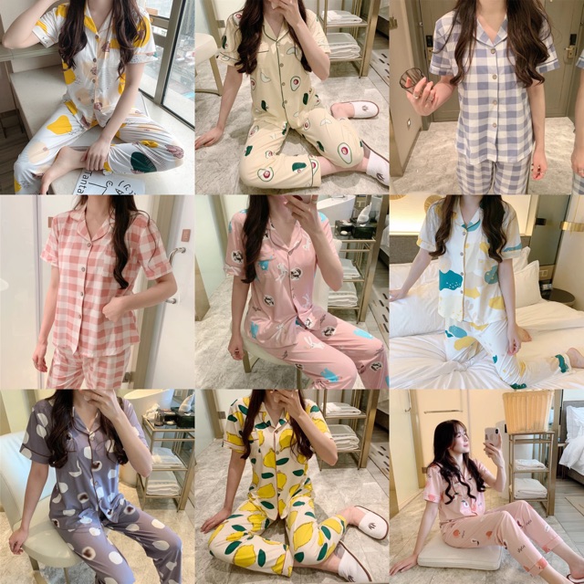 BỘ PYJAMA HÀNG QUẢNG CHÂU HÌNH THẬT SHOP CHỤP CHAT ĐỂ CHỌN MẪU | BigBuy360 - bigbuy360.vn