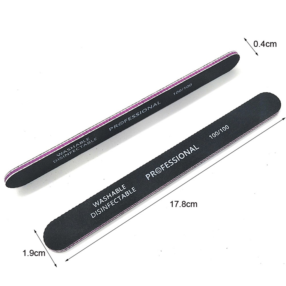 Set 1/10 Dụng Cụ Giũa Móng Hai Mặt Chuyên Nghiệp