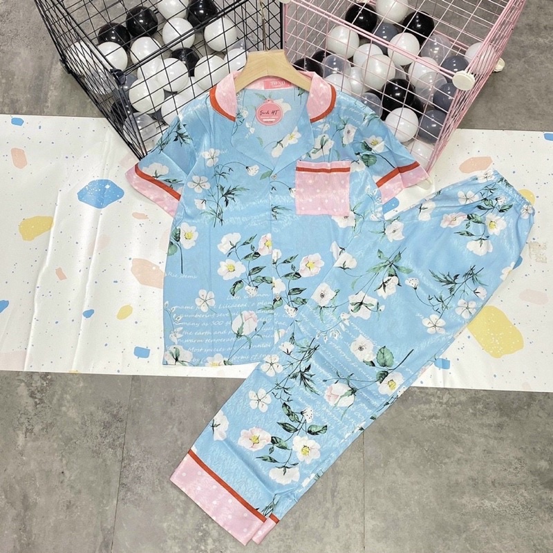 PIJAMA  GẤM XƯỚC