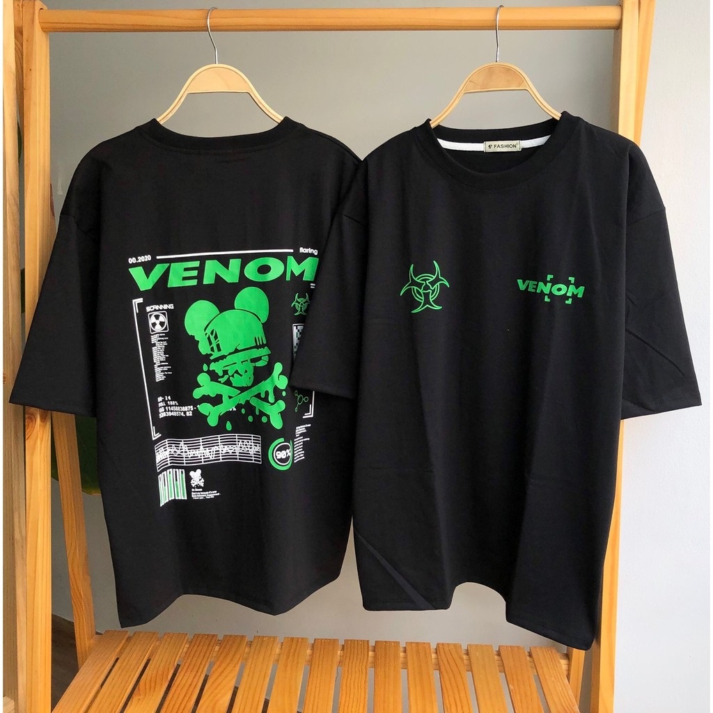 Áo Thun Đầu Lâu VENOM Form Rộng, Áo Phông Oversize Unisex - ZADOLA FASHION
