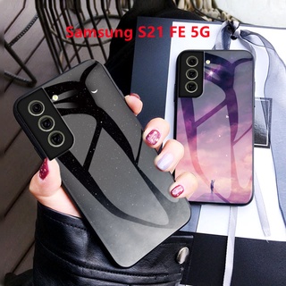 Ốp điện thoại kính cường lực cứng chống sốc cho Samsung S21 FE 5G/ S21 Plus +/ S21 ULtra