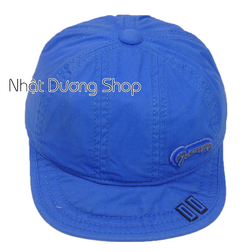 Nón kết mỏ mềm trẻ em từ 1-3 tuổi logo 7  đóng 2 sò ở kết - Chất liệu vải Kaki xịn sò oát mềm, sang trọng