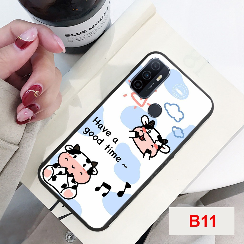 [SALE 50%] ỐP LƯNG OPPO A53 IN HÌNH BÒ SỮA ĐA DẠNG KIỂU DÁNG
