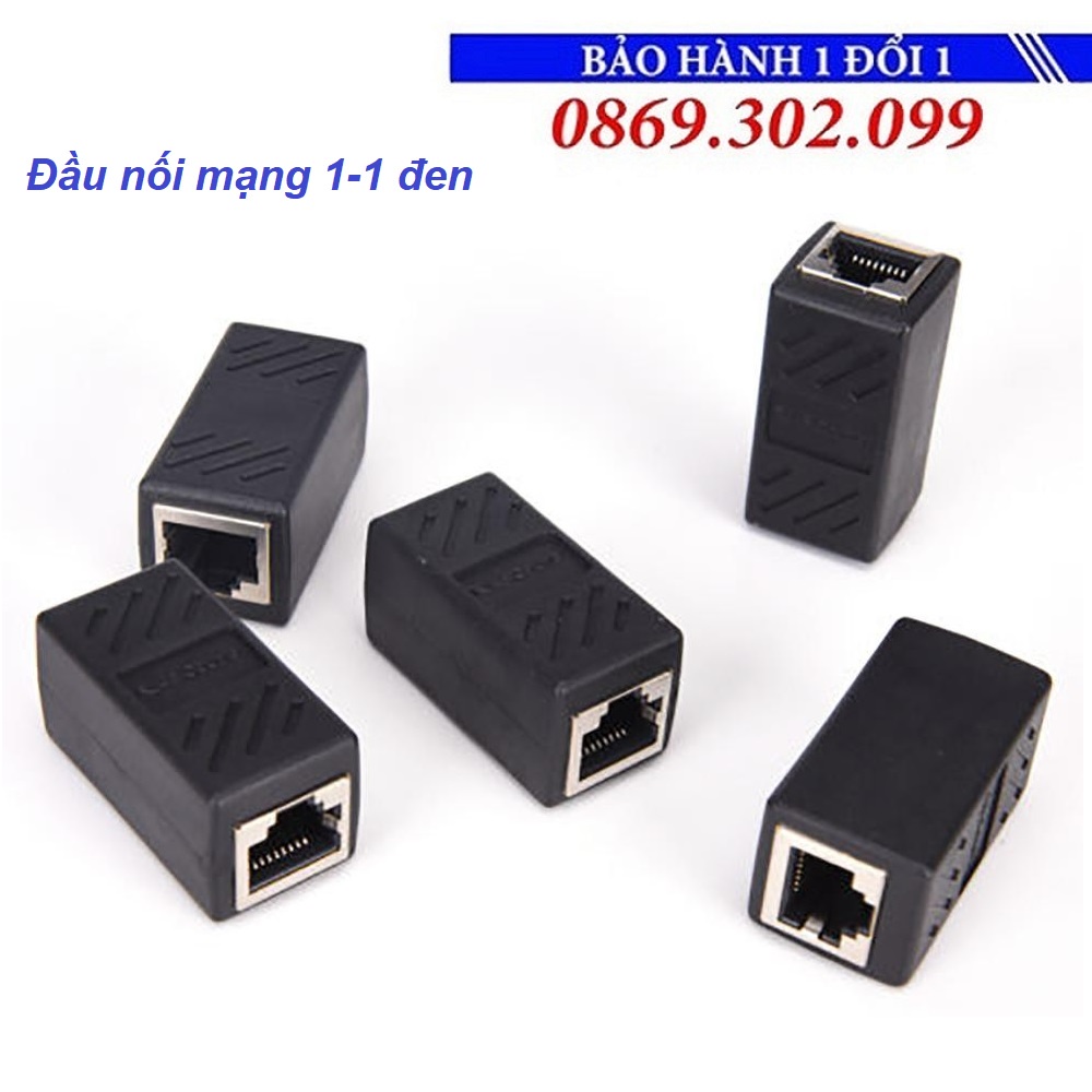 Đầu nối cáp mạng LAN RJ45 màu đen - Đầu nối mạng RJ45, Cầu nối mạng RJ45 đơn giản, dễ sử dụng