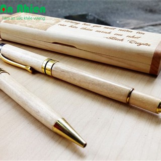 Hộp bút gỗ lưu niệm khắc tên theo yêu cầu