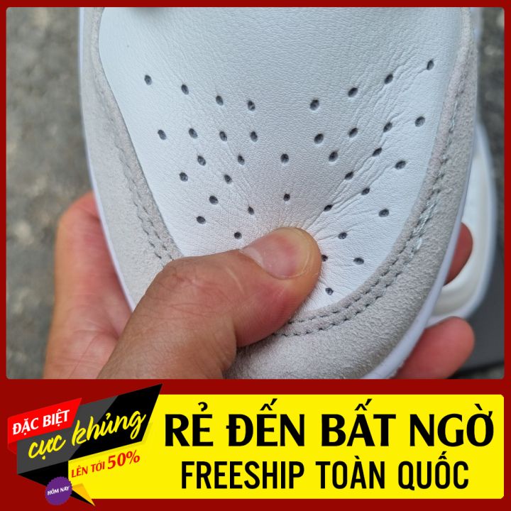 Giày thể thao cổ thấp màu xám cho nam nữ