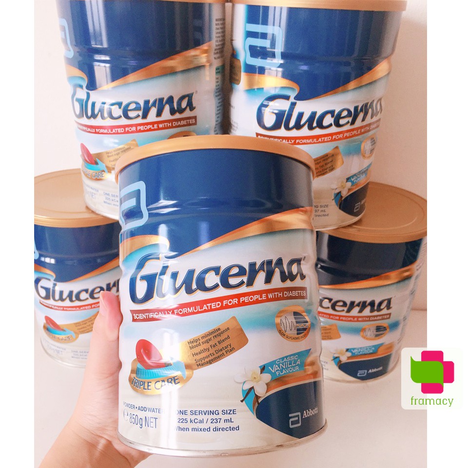 Sữa bột Abbott Glucerna, Úc dành cho người tiểu đường 850g