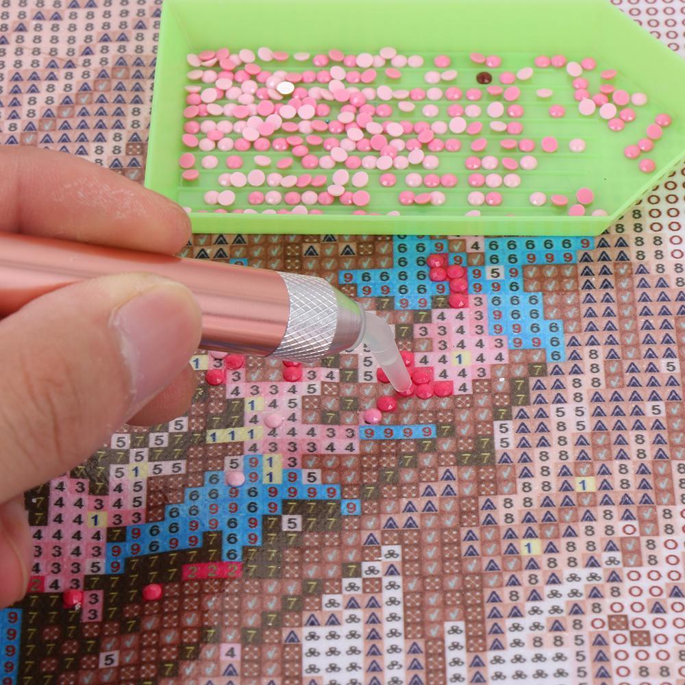 Túi Đựng Dụng Cụ Thêu Tranh Chữ Thập 5D Nghệ Thuật