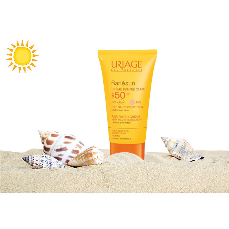 Uriage Kem Chống Nắng Bảo Vệ Tối Đa Thích Hợp Cho Da Nhạy Cảm Bariésun SPF50+ Crème (50ml)