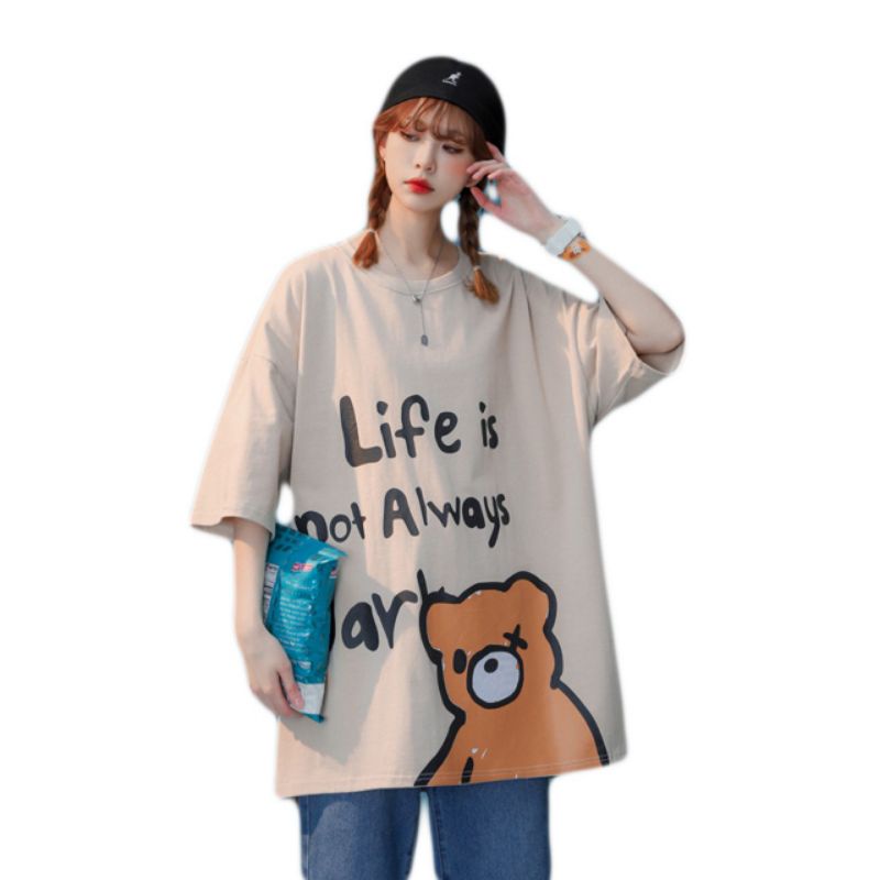 áo thun nam nữ lỡ tay,phông in hình siêu xinh (có size 28kg-90kg)