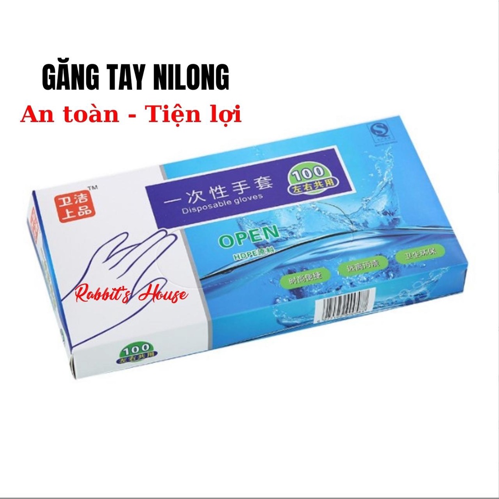 Set 200 Găng Tay Nilong Làm Bếp Nấu Nướng Hàng Nội Địa Trung