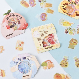 Túi 40 miếng dán sticker hình đồ ăn